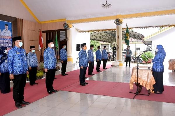 Lantik DP Korpri Langkat Sabrina Minta Perkuat Konsolidasi dan Motivasi Anggota